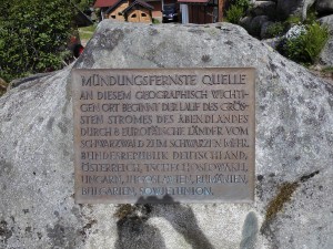 Bregquelle Schild