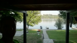 Ausblick aus meinem Fischerhäuschen